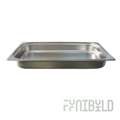 Gastronorm container without lid stainless steel GN-1/2 depth 40, 1.7 l. (325x265x40 in)