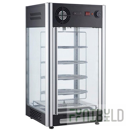 Medium-temperature display case COOLEQ CW-108 (470x470x870mm, +1...+12C, V=108l)