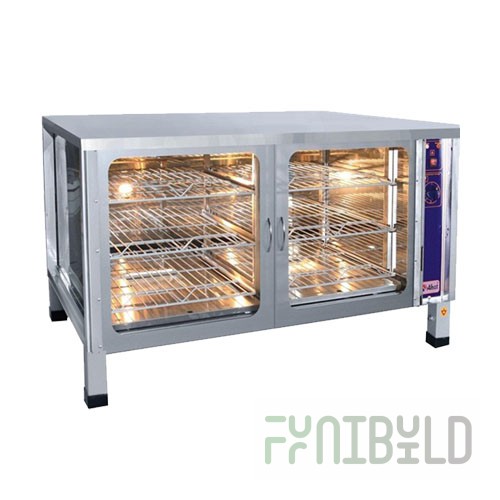 Thermal proofing cabinet ШРТ-6ЭШ-01 (6 shelves-grids, glass door, stainless steel parts, with stand and lid, 1300x1083x650 in)