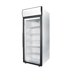 Low-temperature cabinet V=700l, DP107-S (ШХ-0.7 ДСН) (glass doors), 0...-8