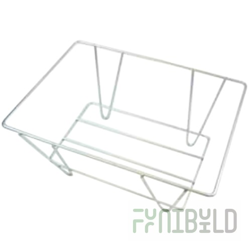 Universal basket stand VN-1 (450x320x215 in, galvanized, for plastic baskets 20-27 l, metal 10-27 l)