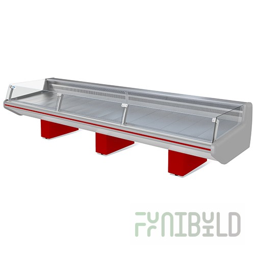 Refrigerated display case Parabel VHSno self - 1250/1875/2500/3750 in (shields not included)