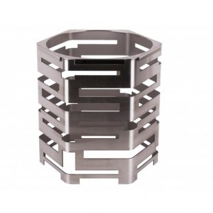 Buffet base hexagon 300x300mm, stainless steel, art. 00419
