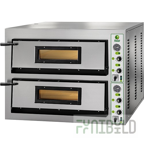 Electric pizza oven, deck Fimar FME4+4 (900x735x750 in, 8.4 kW, 380 V)