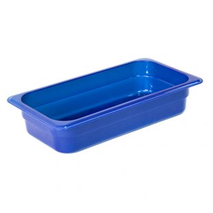 Gastronorm container without lid p/p GN 1/3, H-65, 325x176x65mm, (plastic, blue), 422101017, in pack 21 pcs.