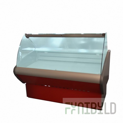 Low-temperature display case 1180x970x1230mm, G95 SL 1.2-1 (VKhSn-1.2 Pole) -18...0°C, 0.66 sq.m.