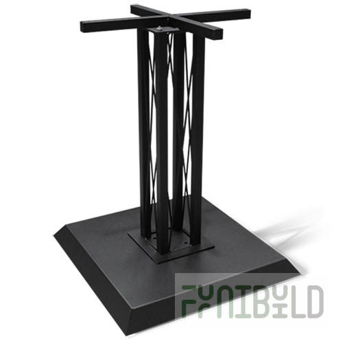 Table frame SHT-TU6-BS2 (black) 555x555x730 in