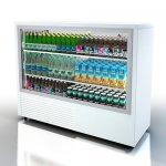 Showcase medium-temperature cond. 1205x500x1200mm Showcase medium-temperature cond. 1205x500x1200mm