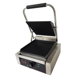 Contact grill AIRHOT CG (single, 400x300x210 in, ribbed surface 220x230 in, 1.8 kW, 220 V)