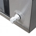Wall-mounted exhaust hood with grease-catching labyrinth filter ЗВ-П09/08 900х800х350mm