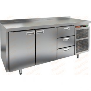 Table with refrigerated cabinet Hicold GN113/TN (1835x700x850mm, 0.51 kW, 220V, -2...+10 °C)