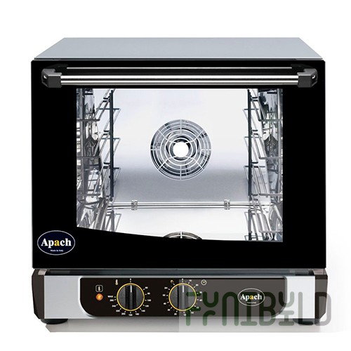 Convection oven APACH AD44M ECO (560x595x580mm, 4x450x340, 4x450x340 included, electromechanical, 2.85 kW, 220V)