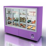 Showcase medium-temperature cond. 1205x500x1200mm Showcase medium-temperature cond. 1205x500x1200mm