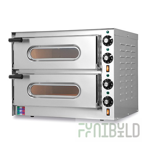 Electric pizza oven Resto Italia SMALL/G2 (550x450x435 in, 3.2 kW, pizza diameter 33 cm, 2 sections)