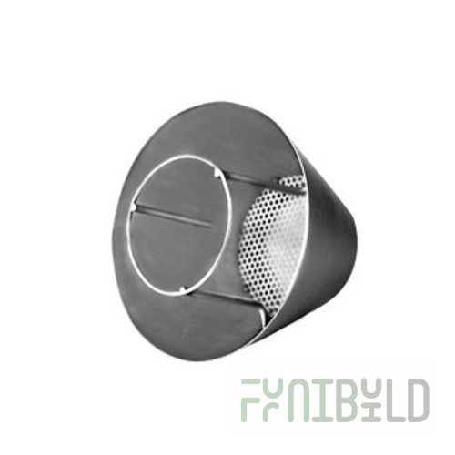 Stainless steel cap (without fan and chimney) + side and rear wall VEGA