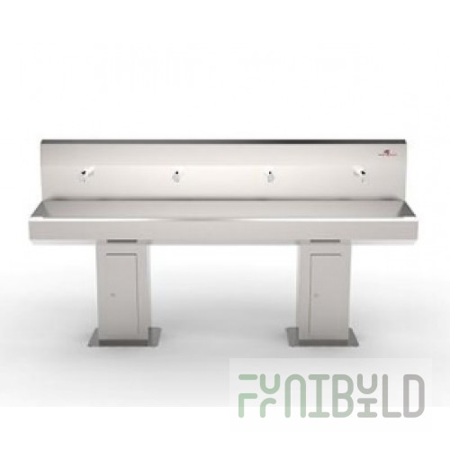 4-section washbasin on a stand UBS-04S