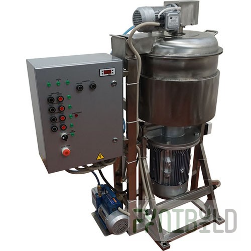 Cutter (vacuum, with heating, mechanized stirrer and unloading) IPKS-032-50P(N)