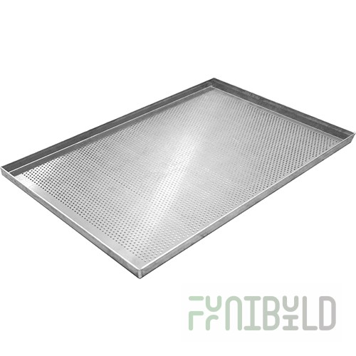 Perforated sheet for bakery cabinet LP-P3-600/400 aluminum (600x400x20 in) thickness 1.5 in 3 sides