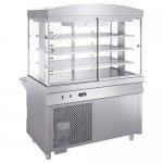 Refrigerated display case HV-1200-02 (1200x700 (1015*) x1805±20mm, 0.8 kW, 220 V)