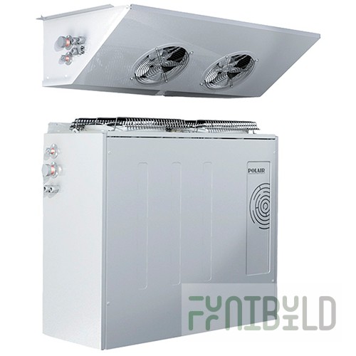 Universal split system for chambers V=24.2...56.4m3, SM 342 S (-5...+5C, external unit 813(971)х417х700mm, internal unit 833(905)х504х503mm)