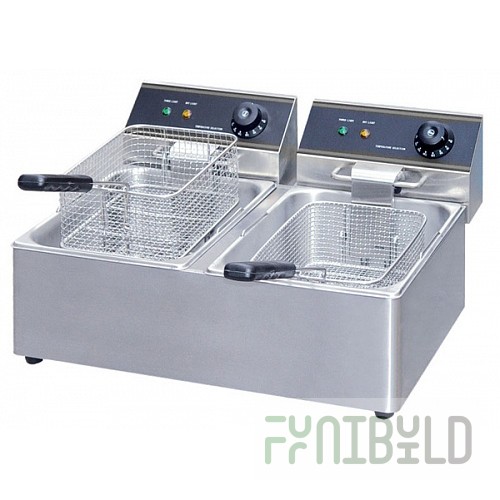 Deep fryer HURAKAN HKN-FT66N (330x460x325mm, 5kW, 220V)
