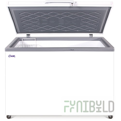 Chest freezer V=365l, MLK-400, -18...-25, 1204x680x790mm, solid lid (1 basket)