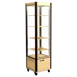 Medium-temperature confectionery cabinet D4 VM 400-1 (R400C beige-brown) 600x575x1850 4 shelves 500x425, t=+2+10