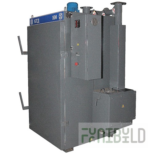 Smoking chamber KTD-100 combo with refrigeration unit (2200x1410x1280 in, inside - stainless steel, 100 kg)