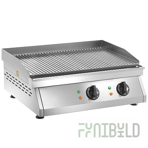Frying surface Amitek FT2R (corrugated surface, 600x500x200mm, 6 kW, 380V)