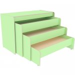 Three-tier roll-out bed with a bedside table 1590x680x1010 in., art. KD-3.1 (SALAD)