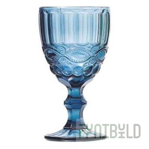 Wine glass 198 ml, art. SR01715SC-1INBLUE, 6 pcs. in pack.
