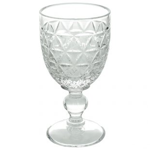 Wine glass 400 ml, glass, color TRASPARENTE, ABIGAILTognana, art. B456546TRAS