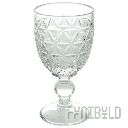 Wine glass 400 ml, glass, color TRASPARENTE, ABIGAILTognana, art. B456546TRAS