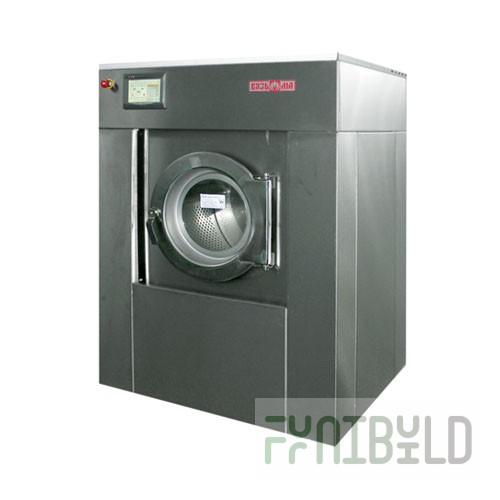 Washing machine VO-20P (sensor, stainless steel) (1015 (1250) x 975 (1210) x 1480 (1740) in, load 20 kg, 380 V, 42-47 (865) rpm, weight 490 (570) kg)