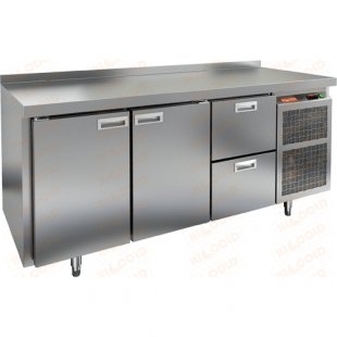Table with refrigerated cabinet Hicold SN112/TN (835x600x850mm, 046 kW, 220V, -2...+10 °C)