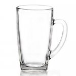 Mug 450 ml. d=80, h=140 in transparent. Cappuccino /20/840/, art.1488, in pack. 20/840 pcs.