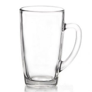 Mug 450 ml. d=80, h=140 in transparent. Cappuccino /20/840/, art.1488, in pack. 20/840 pcs.