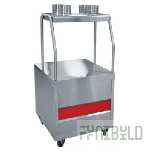 Counter for cutlery PSP-70PM mobile (stainless steel)
