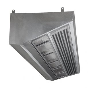 Wall-mounted exhaust hood ZV-P-1.2 combined (1205x725x475 in)