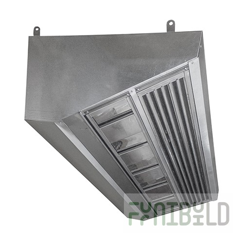 Wall-mounted exhaust hood ZV-P-1.2 combined (1205x725x475 in)