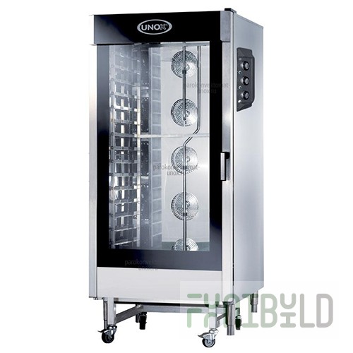 Convection oven UNOX XV 1093 (860x997x1863 in, GN 1/1, 29.7 kW, 380 V)