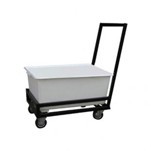 Trolley for transporting linen TP-200 (200 l., plastic basket)
