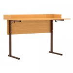 Student desk 2-seater chemistry, physics, biology (plastic with side 1200x600x760mm) art. StHF(b) (BEEK)