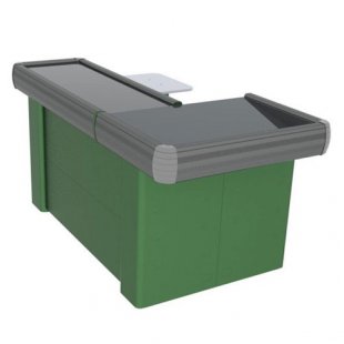 Checkout counter MINIMARKET PLUS XL 1900x1100x900mm, cashier's cabinet, wide storage unit art. inN-XL-1900