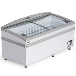 Island chest freezer V=700l. BFG 1850 ends. gray.(+10 to 0...-18 to -25C,1855x860x750mm,7.5kW)