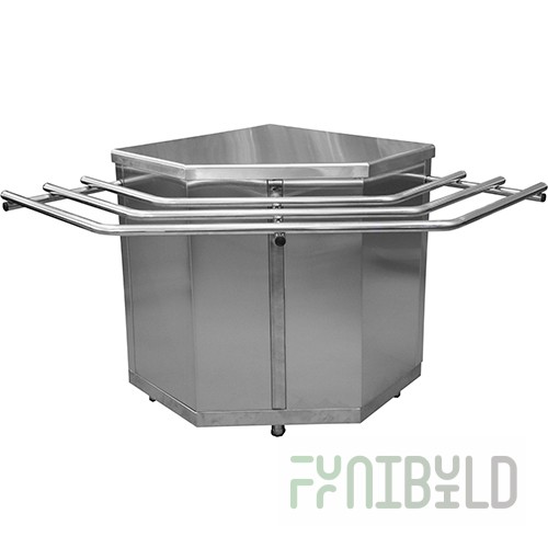 Neutral external rotary table Lira-Profi Eco SN90/LPE (997x705(1030)x870mm, galvanized steel)