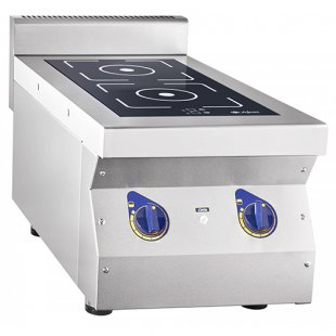 Induction cooker KIP-27N (400x750x475 in, tabletop, 2 conf, 6mm glass ceramic, BOOST mode, 3.5 kW, 230V)