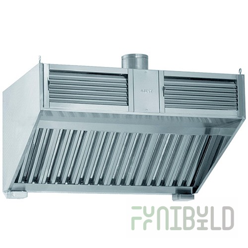 Local ventilation exhaust MVO-1200 (1220x800x655 in) stainless steel, supply and exhaust, detachable