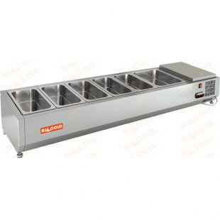 Showcase HICOLD VRTO 1485 FOR TABLE PZE3 (1485x385x248mm, 0.15 kW, 220V, +2...+7 °C)