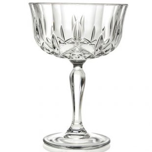 Champagne glass saucer 240ml RCR Style Italy